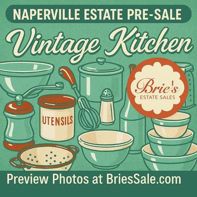 Join us at our Whatnot live sale for Vintage Kitchen Part 2 on Wednesday August 27 at 6:30 PM Central Time!
