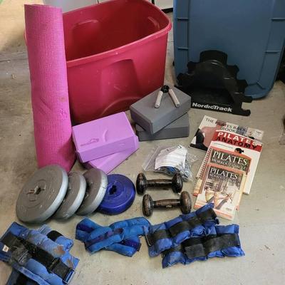 Home Fitness and Pilates Equipment Lot