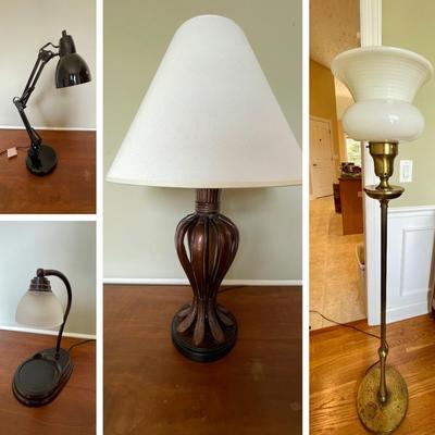 Lot 056-DR: Lamp Quartet 