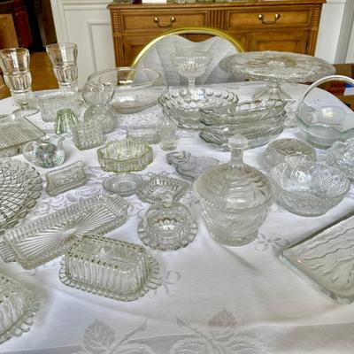 Lot 030-DR: Large Assortment of Glassware 