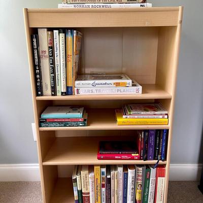 Lot 012-MBR: Bookcase & Books