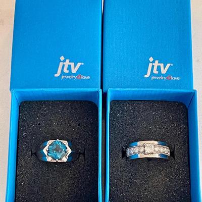 Lot 096-J: JTV Men’s Ring Duo