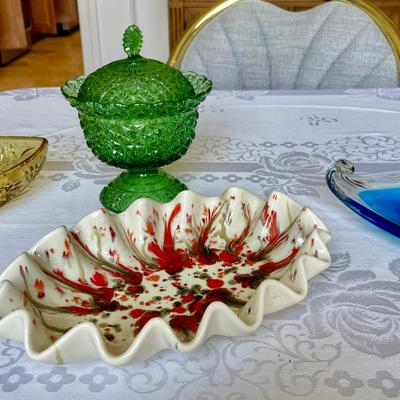 Lot 037-DR: Colored Glass Small Assortment