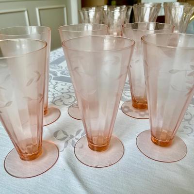 Lot 026-KIT: Pink Parfait Glasses