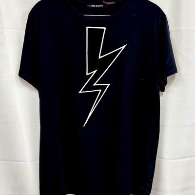 Neil Barret Thunderbolt Logo Patch T-shirt (M)