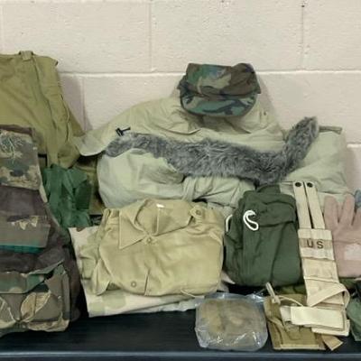 L.L. Bean Jacket W/ Military Gear 