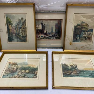 Framed Lithographs