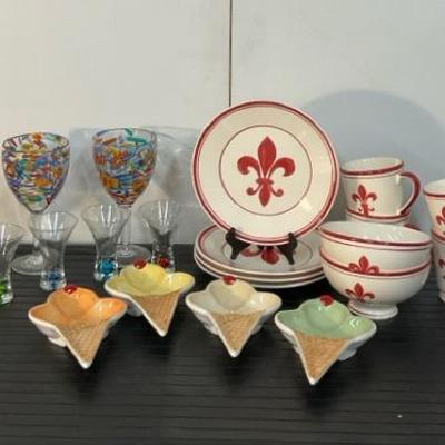 William-Sonoma Dishware, Vintage Wine Glasses, Shot Glasses & More