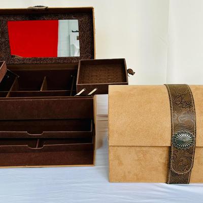 Two Jewelry Storage / Jewelry Boxes