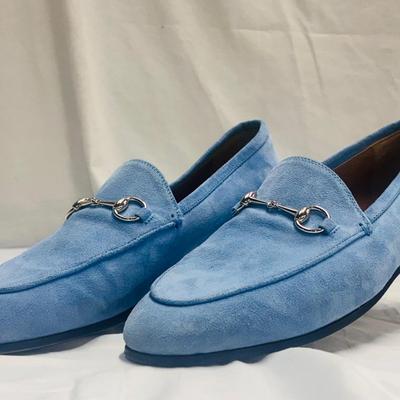 Gucci Jordaan Horsebit Suede Loafers