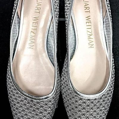 Stuart Weitzman Crystal Flats