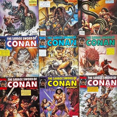 “The Savage Sword Of Conan” Comics #187-211