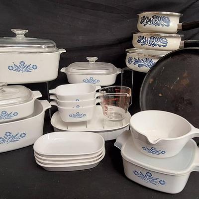 Vintage Corning Ware Casserole Dishes And More