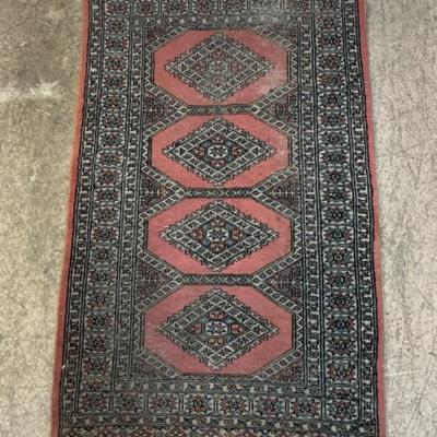Middle Eastern Wool Woven Rug