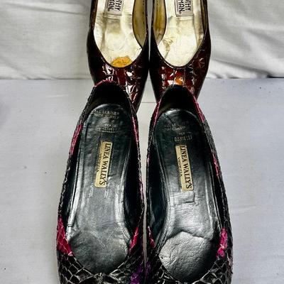 Snake Skin Heels & Crocodile Skin High Heels