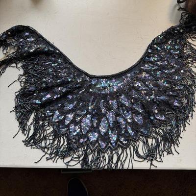 Sale Photo Thumbnail #14: Sequin Shawl. 