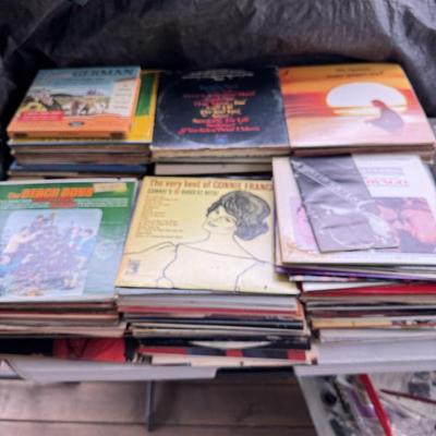 Sale Photo Thumbnail #4: Large collection of records. 