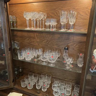 Sale Photo Thumbnail #17: Waterford Lismore Collection of glasses. 