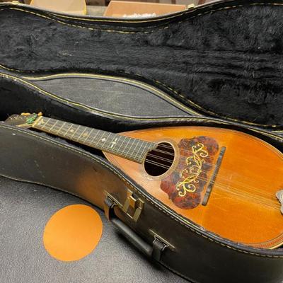 Bowl back Mandolin in case
