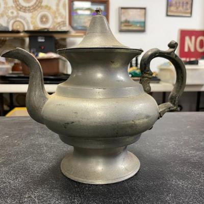 1860-1880 Pewter Teapot