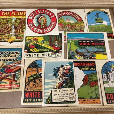 Tourist NH Stickers
