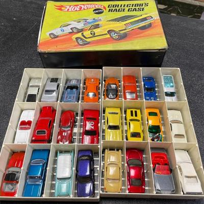Diecast in Hot Wheels case