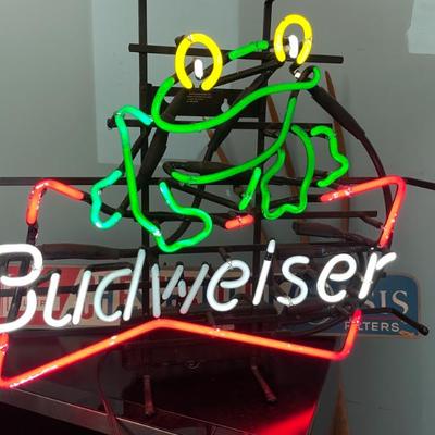 Neon Budweiser Sign