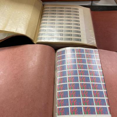 2 albums LOADED with sheet stamps