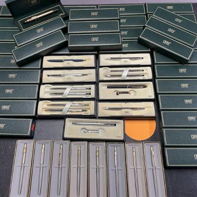 Lots of CROSS pens and pencils