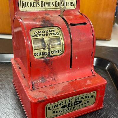 3 Coin Vintage Bank