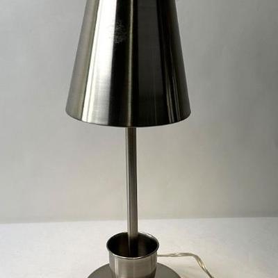 Vintage Table Lamp with Metal Base & Shade