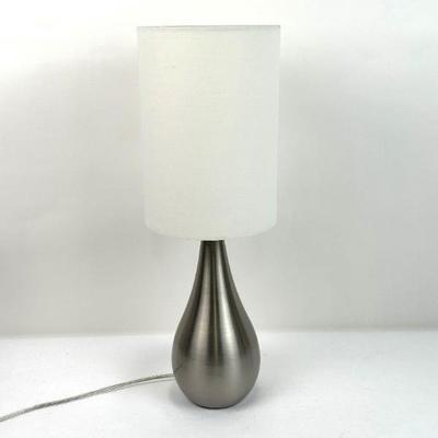 Small Table Lamp with Metal Base