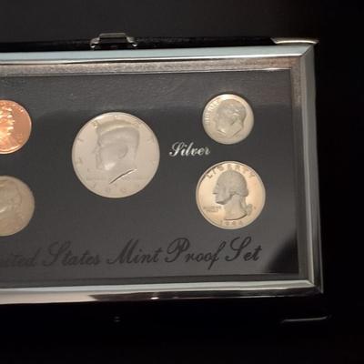 1996 U.S. Mint Premier Silver Proof Set – 90% Silver Trio in Deluxe Velvet Case
