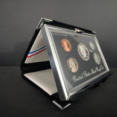 1993 U.S. Mint Premier Silver Proof Set – 90% Silver Trio in Deluxe Packaging