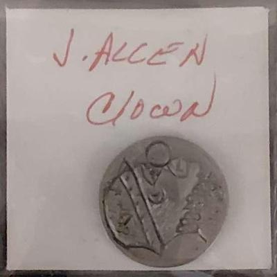 Vintage Hobo Nickel John Allen "clown"