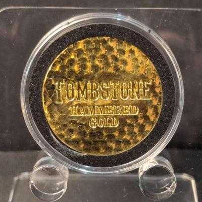 One Ounce Tombstone Gold Nugget Bar
