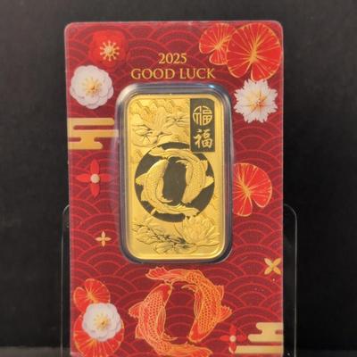 One Ounce PAMP Suisse Gold Bar