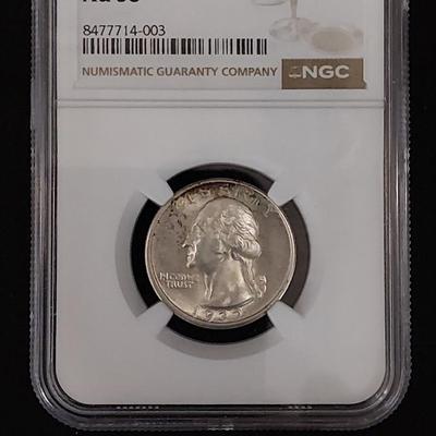 1932-D Washington Quarter AU58