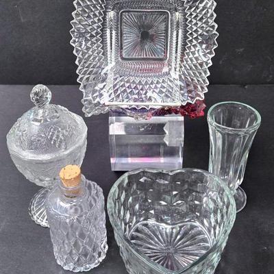 "Homco" Glass Candy Dish & Many More