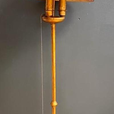 Antique Lamp with Candle Patterned Sockets