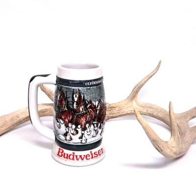 "Ceramarte" Budweiser Stein and Antlers