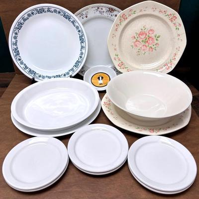 “Revere Stoneware,” “Syscoware,” “Corelle,” and More Glass Plates 