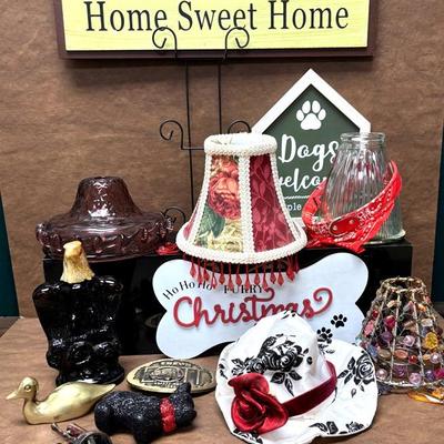 A Great Assortment including “Avon,” Vintage Lampshades
