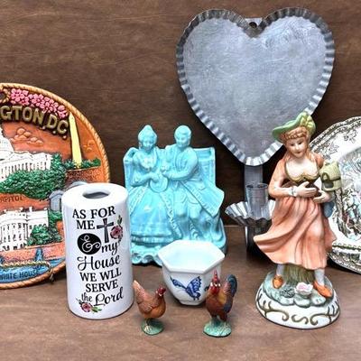 “Johnson Bros,” and Other Various Decorative Items 