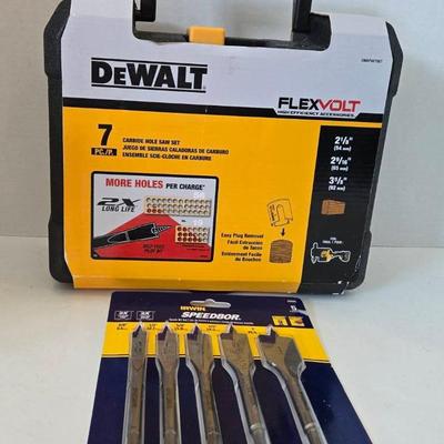 Dewalt Carbide Hole Saw Set & Extra Bits