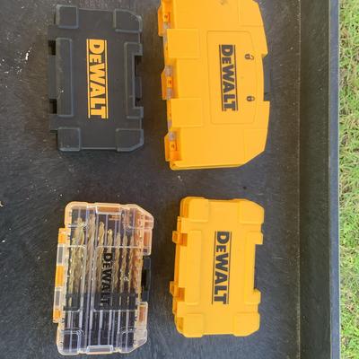Four Sets Of DeWalt Drill Bits