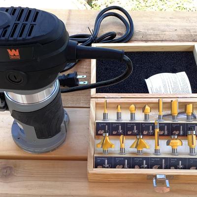 Wen Trim Router And Set Of Router Bits