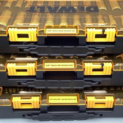 Three DeWalt Tool Sets