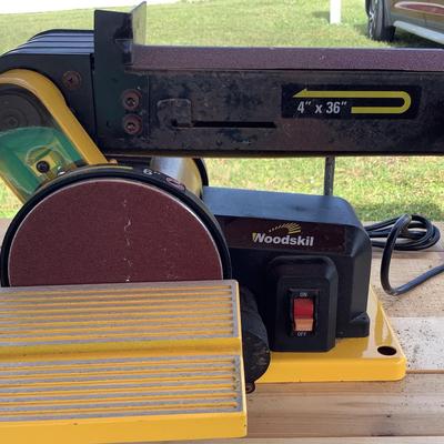 Woodskil 4 X 6 Inch Belt And Disc Sander