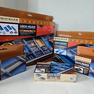 Lock-Align Drawer Organization System Bins & Trays